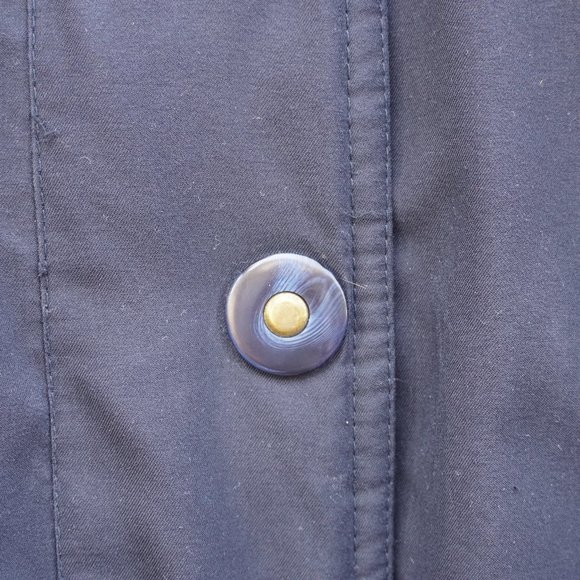 **Vintage** Navy Blue Winter Coat - Picture 8 of 9